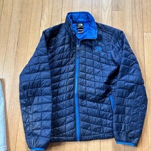 The North Face Men's Blue Quilted Jacket